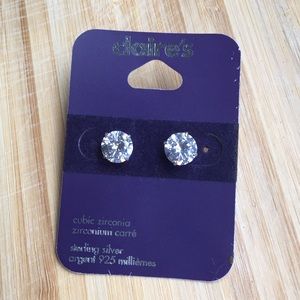 NWT Claire’s Sterling Silver Earrings